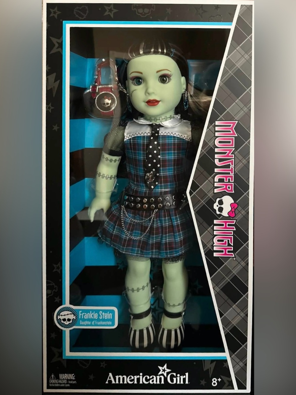 BNIB limited edition Collector American Girl MH Monster High Frankie Doll - Picture 2 of 2